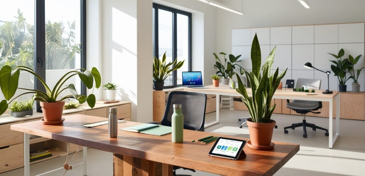 Leonardo_Phoenix_09_A_bright_and_modern_home_office_setup_emph_0 Eco-Friendly Home Offices: Setting Up a Sustainable Workspace